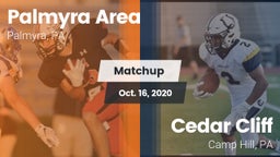 Matchup: Palmyra Area High vs. Cedar Cliff  2020