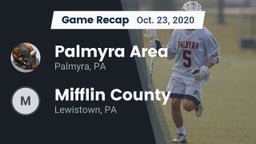 Recap: Palmyra Area  vs. Mifflin County  2020