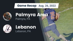 Recap: Palmyra Area  vs. Lebanon  2022