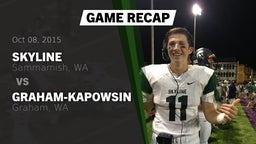 Recap: Skyline   vs. Graham-Kapowsin  2015