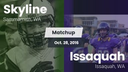 Matchup: Skyline  vs. Issaquah  2016