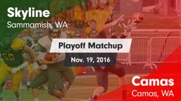 Matchup: Skyline  vs. Camas  2016