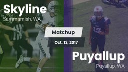 Matchup: Skyline  vs. Puyallup  2017