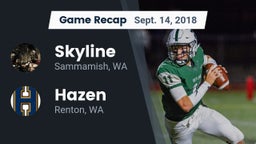 Recap: Skyline   vs. Hazen  2018