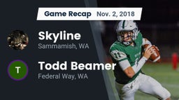 Recap: Skyline   vs. Todd Beamer  2018