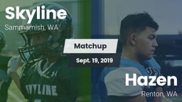 Matchup: Skyline  vs. Hazen  2019