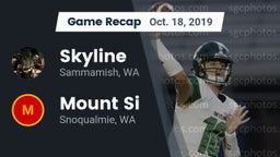 Recap: Skyline   vs. Mount Si  2019