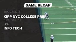 Recap: KIPP NYC College Prep vs. Info Tech 2016