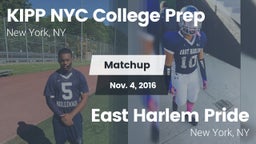 Matchup: KIPP NYC College vs. East Harlem Pride 2016