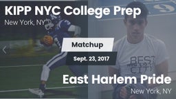 Matchup: KIPP NYC College vs. East Harlem Pride 2017