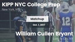 Matchup: KIPP NYC College vs. William Cullen Bryant  2017