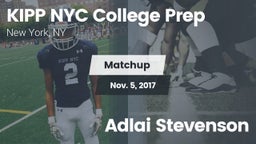 Matchup: KIPP NYC College vs. Adlai Stevenson  2017