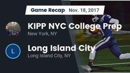 Recap: KIPP NYC College Prep vs. Long Island City  2017