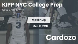 Matchup: KIPP NYC College vs. Cardozo  2018