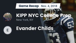 Recap: KIPP NYC College Prep vs. Evander Childs  2018