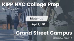 Matchup: KIPP NYC College vs. Grand Street Campus  2019