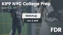 Matchup: KIPP NYC College vs. FDR 2019