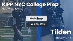 Matchup: KIPP NYC College vs. Tilden  2019