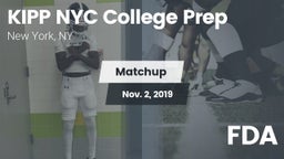 Matchup: KIPP NYC College vs. FDA 2019