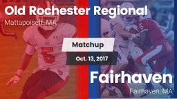 Matchup: Old Rochester vs. Fairhaven  2017