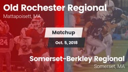 Matchup: Old Rochester vs. Somerset-Berkley Regional  2018