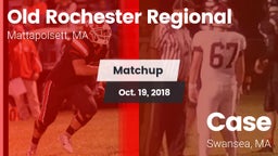 Matchup: Old Rochester vs. Case  2018