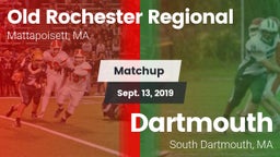 Matchup: Old Rochester vs. Dartmouth  2019