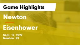 Newton  vs Eisenhower  Game Highlights - Sept. 17, 2022