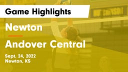 Newton  vs Andover Central  Game Highlights - Sept. 24, 2022