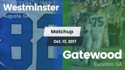 Matchup: Westminster High vs. Gatewood  2017