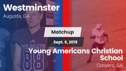 Matchup: Westminster High vs. Young Americans Christian School 2019