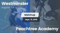 Matchup: Westminster High vs. Peachtree Academy 2019