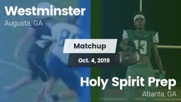 Matchup: Westminster High vs. Holy Spirit Prep  2019