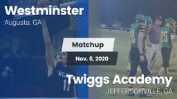 Matchup: Westminster High vs. Twiggs Academy  2020