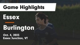 Essex  vs Burlington Game Highlights - Oct. 4, 2023