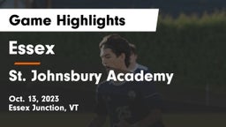 Essex  vs St. Johnsbury Academy  Game Highlights - Oct. 13, 2023