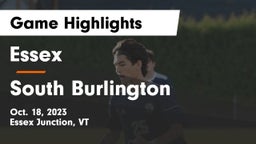 Essex  vs South Burlington Game Highlights - Oct. 18, 2023