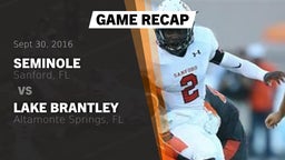 Recap: Seminole  vs. Lake Brantley  2016