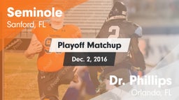 Matchup: Seminole  vs. Dr. Phillips  2016