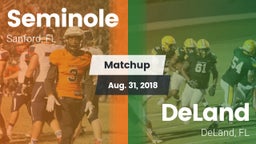 Matchup: Seminole  vs. DeLand  2018