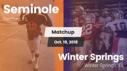Matchup: Seminole  vs. Winter Springs  2018