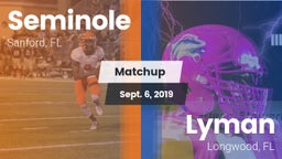 Matchup: Seminole  vs. Lyman  2019
