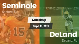 Matchup: Seminole  vs. DeLand  2019
