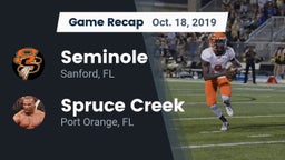 Recap: Seminole  vs. Spruce Creek  2019