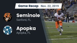 Recap: Seminole  vs. Apopka  2019