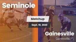 Matchup: Seminole  vs. Gainesville  2020