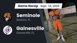 Recap: Seminole  vs. Gainesville  2020