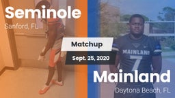 Matchup: Seminole  vs. Mainland  2020