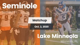 Matchup: Seminole  vs. Lake Minneola  2020