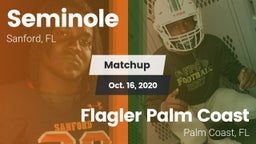 Matchup: Seminole  vs. Flagler Palm Coast  2020